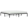 Estructura de cama de metal negro 193x203 cm de , Camas y somieres - Ref: Foro24-373661, Precio: 92,67 €, Descuento: %