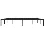 Estructura de cama de metal negro 193x203 cm de , Camas y somieres - Ref: Foro24-373661, Precio: 92,67 €, Descuento: %