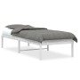 Bettgestell aus weißem Metall, 75 x 190 cm von , Betten und Lattenroste - Ref: Foro24-373663, Preis: 59,71 €, Rabatt: %