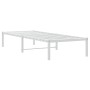 Bettgestell aus weißem Metall, 75 x 190 cm von , Betten und Lattenroste - Ref: Foro24-373663, Preis: 59,71 €, Rabatt: %