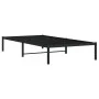 Estructura de cama metal negro 100x190 cm de , Camas y somieres - Ref: Foro24-373649, Precio: 60,77 €, Descuento: %