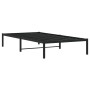 Estructura de cama metal negro 100x190 cm de , Camas y somieres - Ref: Foro24-373649, Precio: 61,46 €, Descuento: %