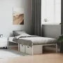 Bettgestell aus weißem Metall, 100 x 200 cm von , Betten und Lattenroste - Ref: Foro24-373668, Preis: 58,18 €, Rabatt: %