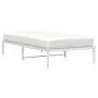 Bettgestell aus weißem Metall, 100 x 200 cm von , Betten und Lattenroste - Ref: Foro24-373668, Preis: 59,14 €, Rabatt: %
