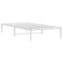 Bettgestell aus weißem Metall, 100 x 200 cm von , Betten und Lattenroste - Ref: Foro24-373668, Preis: 58,18 €, Rabatt: %