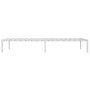 Bettgestell aus weißem Metall, 100 x 200 cm von , Betten und Lattenroste - Ref: Foro24-373668, Preis: 59,14 €, Rabatt: %