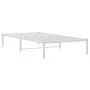 Bettgestell aus weißem Metall, 100 x 200 cm von , Betten und Lattenroste - Ref: Foro24-373668, Preis: 58,18 €, Rabatt: %