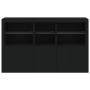 Aparador con luces LED negro 162x37x100 cm by , Sideboards - Ref: Foro24-3209143, Price: 224,14 €, Discount: %