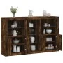Sideboard mit LED-Lichtern in rauchiger Eiche 162x37x100 cm. von , Sideboards - Ref: Foro24-3209174, Preis: 260,54 €, Rabatt: %