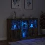Sideboard mit LED-Lichtern in rauchiger Eiche 162x37x100 cm. von , Sideboards - Ref: Foro24-3209174, Preis: 260,54 €, Rabatt: %