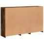 Sideboard mit LED-Lichtern in rauchiger Eiche 162x37x100 cm. von , Sideboards - Ref: Foro24-3209174, Preis: 260,54 €, Rabatt: %