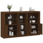 Sideboard mit LED-Lichtern in Eichenbraun 162x37x100 cm von , Sideboards - Ref: Foro24-3209176, Preis: 246,04 €, Rabatt: %