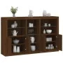 Sideboard mit LED-Lichtern in Eichenbraun 162x37x100 cm von , Sideboards - Ref: Foro24-3209176, Preis: 239,91 €, Rabatt: %