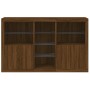 Sideboard mit LED-Lichtern in Eichenbraun 162x37x100 cm von , Sideboards - Ref: Foro24-3209176, Preis: 246,04 €, Rabatt: %