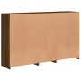 Sideboard mit LED-Lichtern in Eichenbraun 162x37x100 cm von , Sideboards - Ref: Foro24-3209176, Preis: 246,04 €, Rabatt: %