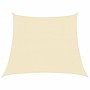 Toldo de vela HDPE crema 160 g/m² 3/4x3 m