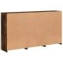 Aparador con luces LED roble ahumado 181,5x37x100 cm by , Sideboards - Ref: Foro24-3209181, Price: 266,18 €, Discount: %
