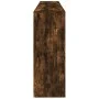 Aparador con luces LED roble ahumado 202x37x100 cm by , Sideboards - Ref: Foro24-3209160, Price: 315,13 €, Discount: %