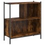 Regal aus geräucherter Eichen-Ingenieurholz 72x28x77,5 cm von , Bücherregale und Regale - Ref: Foro24-838880, Preis: 50,61 €,...