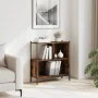 Regal aus geräucherter Eichen-Ingenieurholz 72x28x77,5 cm von , Bücherregale und Regale - Ref: Foro24-838880, Preis: 49,99 €,...