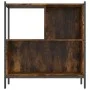Regal aus geräucherter Eichen-Ingenieurholz 72x28x77,5 cm von , Bücherregale und Regale - Ref: Foro24-838880, Preis: 49,99 €,...