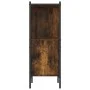 Regal aus geräucherter Eichen-Ingenieurholz 72x28x77,5 cm von , Bücherregale und Regale - Ref: Foro24-838880, Preis: 49,99 €,...