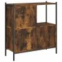 Regal aus geräucherter Eichen-Ingenieurholz 72x28x77,5 cm von , Bücherregale und Regale - Ref: Foro24-838880, Preis: 49,99 €,...