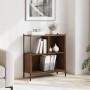 Estantería madera de ingeniería marrón roble 72x28x77,5 cm by , Bookcases and shelves - Ref: Foro24-838882, Price: 52,16 €, D...