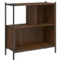 Estantería madera de ingeniería marrón roble 72x28x77,5 cm by , Bookcases and shelves - Ref: Foro24-838882, Price: 51,52 €, D...