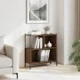 Estantería madera de ingeniería marrón roble 72x28x77,5 cm by , Bookcases and shelves - Ref: Foro24-838882, Price: 51,52 €, D...