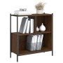 Estantería madera de ingeniería marrón roble 72x28x77,5 cm by , Bookcases and shelves - Ref: Foro24-838882, Price: 52,16 €, D...