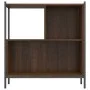 Estantería madera de ingeniería marrón roble 72x28x77,5 cm by , Bookcases and shelves - Ref: Foro24-838882, Price: 51,52 €, D...