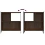 Estantería madera de ingeniería marrón roble 72x28x77,5 cm by , Bookcases and shelves - Ref: Foro24-838882, Price: 51,52 €, D...