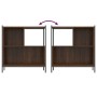 Estantería madera de ingeniería marrón roble 72x28x77,5 cm by , Bookcases and shelves - Ref: Foro24-838882, Price: 52,16 €, D...
