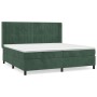 Boxspringbett mit dunkelgrüner Samtmatratze 200x200 cm von , Betten und Lattenroste - Ref: Foro24-3132822, Preis: 719,30 €, R...