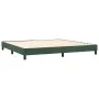 Box spring bed with mattress and LED dark green velvet 200x200cm by , Beds and slatted bases - Ref: Foro24-3134546, Price: 62...
