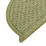 Alfombras de peldaños de escalera 15 uds verde 65x21x4 cm en Alfombrillas para escalones | Comprar online en Foro24