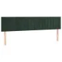 Box spring bed with dark green velvet mattress 180x200 cm by , Beds and slatted bases - Ref: Foro24-3141440, Price: 544,98 €,...