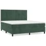 Boxspringbett mit dunkelgrüner Samtmatratze 160x200 cm von , Betten und Lattenroste - Ref: Foro24-3143154, Preis: 573,61 €, R...