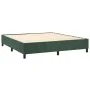 Boxspringbett mit dunkelgrüner Samtmatratze 160x200 cm von , Betten und Lattenroste - Ref: Foro24-3143154, Preis: 573,61 €, R...