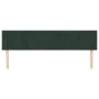 Kopfteile 2 Einheiten aus dunkelgrünem Samt 100x5x78/88 cm von , Kopf- und Fußteile - Ref: Foro24-346295, Preis: 71,79 €, Rab...