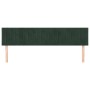 Kopfteile 2 Einheiten aus dunkelgrünem Samt 100x5x78/88 cm von , Kopf- und Fußteile - Ref: Foro24-346295, Preis: 75,98 €, Rab...