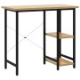Escritorio para ordenador MDF metal negro roble 80x40x72 cm | Foro24.es | Tu tienda online para hogar, jardín y más Foro24.es