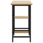 Escritorio para ordenador MDF metal negro roble 80x40x72 cm | Foro24.es | Tu tienda online para hogar, jardín y más Foro24.es