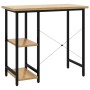 Escritorio para ordenador MDF metal negro roble 80x40x72 cm | Foro24.es | Tu tienda online para hogar, jardín y más Foro24.es