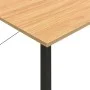 MDF-Computertisch aus Metall, schwarze Eiche, 80 x 40 x 72 cm von , Schreibtische - Ref: Foro24-20557, Preis: 67,22 €, Rabatt: %