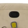 Sillón reclinable de masaje tela de microfibra color crema by , Armchairs - Ref: Foro24-373460, Price: 250,47 €, Discount: %
