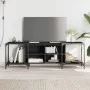 Mueble de TV de madera de ingeniería negro 153x37x50 cm by , TV Furniture - Ref: Foro24-837602, Price: 65,12 €, Discount: %