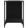 Mueble de TV de madera de ingeniería negro 153x37x50 cm by , TV Furniture - Ref: Foro24-837602, Price: 65,12 €, Discount: %