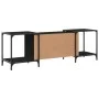 Mueble de TV de madera de ingeniería negro 153x37x50 cm by , TV Furniture - Ref: Foro24-837602, Price: 65,12 €, Discount: %